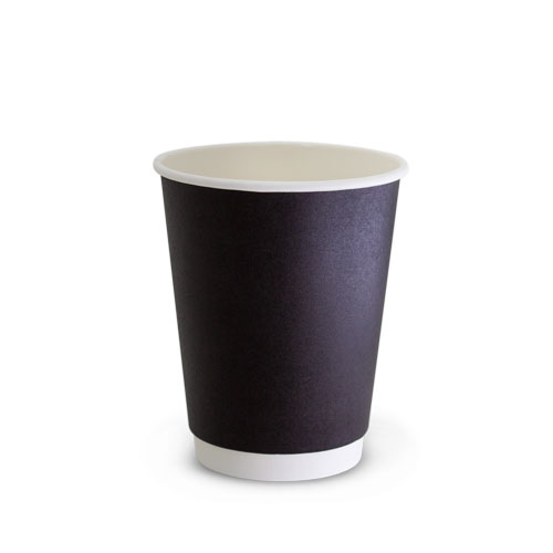 Charcoal Triple Wall Corrugated Hot Cups – Tailored Packaging